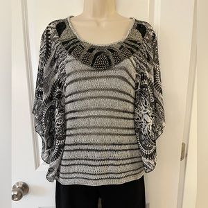 Alberto Makali Black and White Top